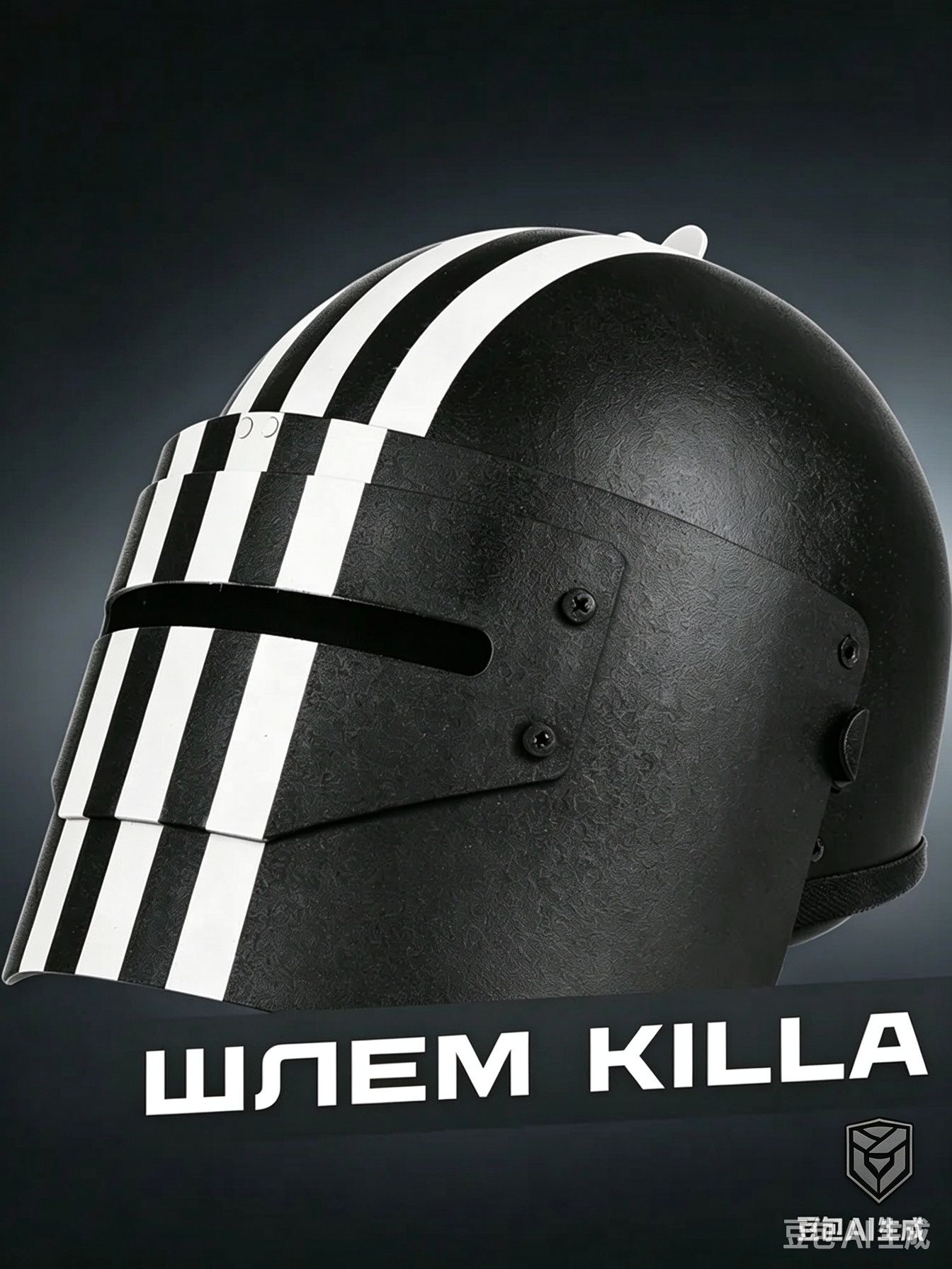 Шлем "Маска-1Щ" (Killa) с забралом (Gear Craft), черный