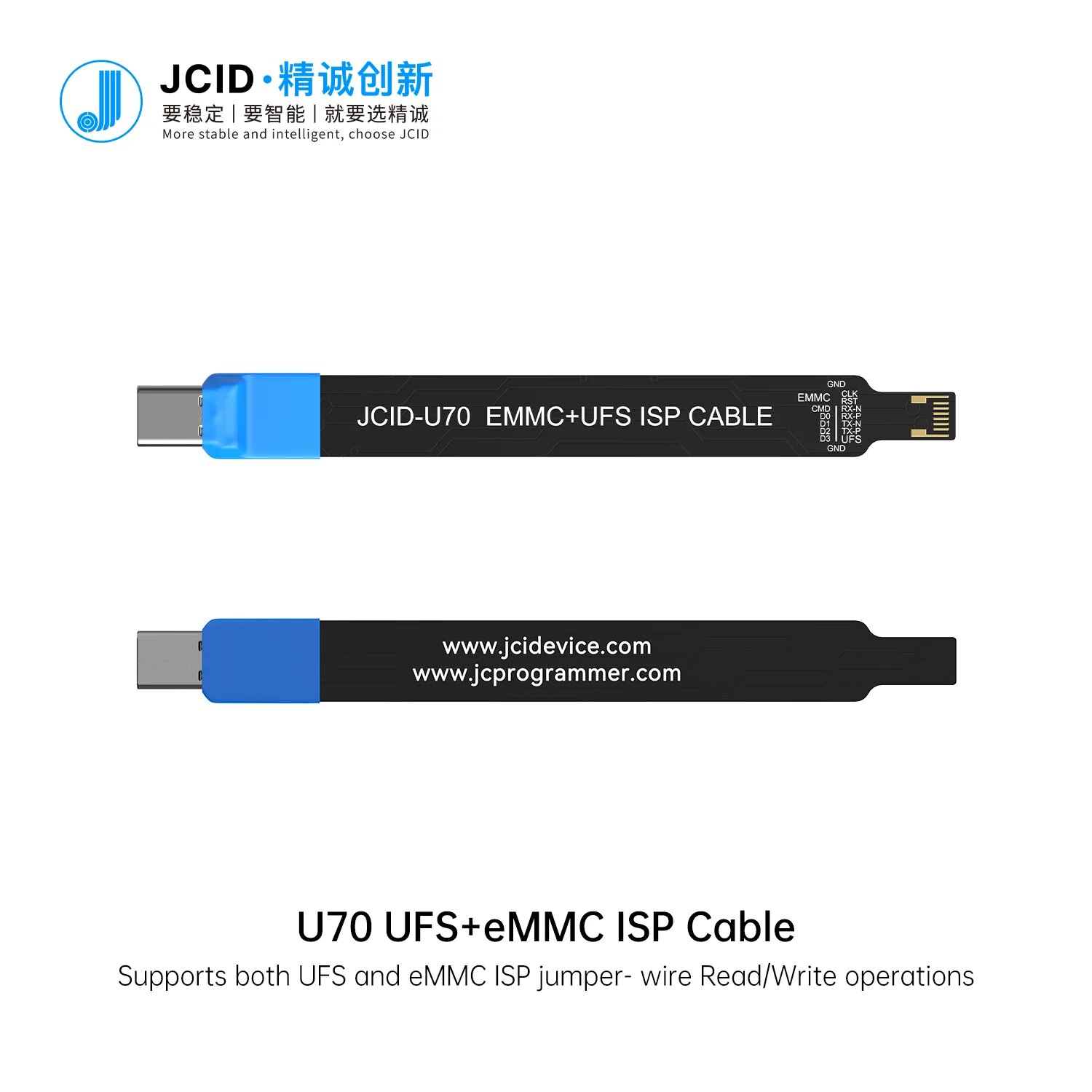 PHONEFIX JC U70 Gen2 UFS программатор UFS EMMC ISP Cable