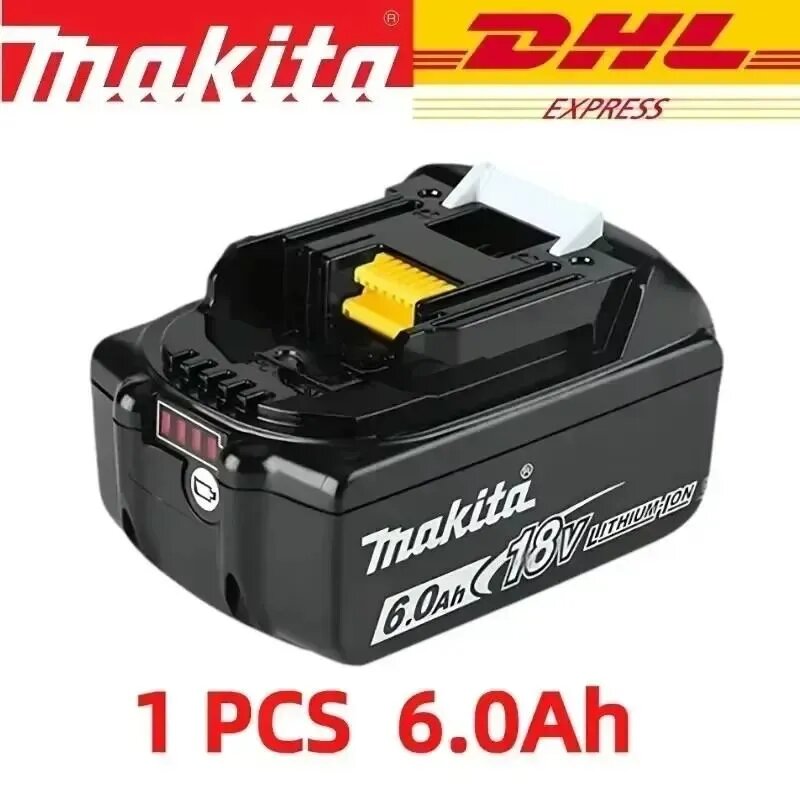 6.0Ah 18v Заменитель аккумуляторов для инструмента BL1860 BL1850B BL1850 BL1840 BL1830 Аккумулятор для шуруповерта