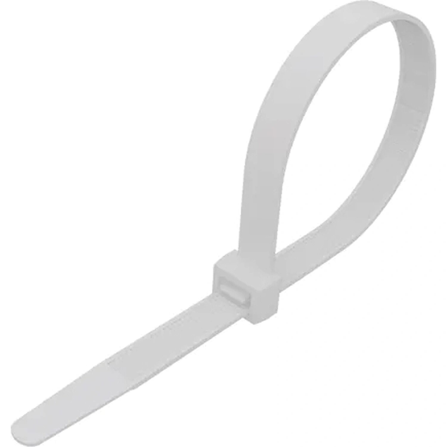 Rexant Стяжка (хомут) Rexant 200x4.8 мм белая 100 штук в упаковке (07-0200-5)