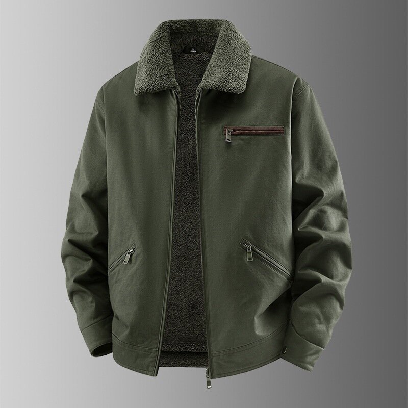 Куртка  2027, размер 5XL, army green