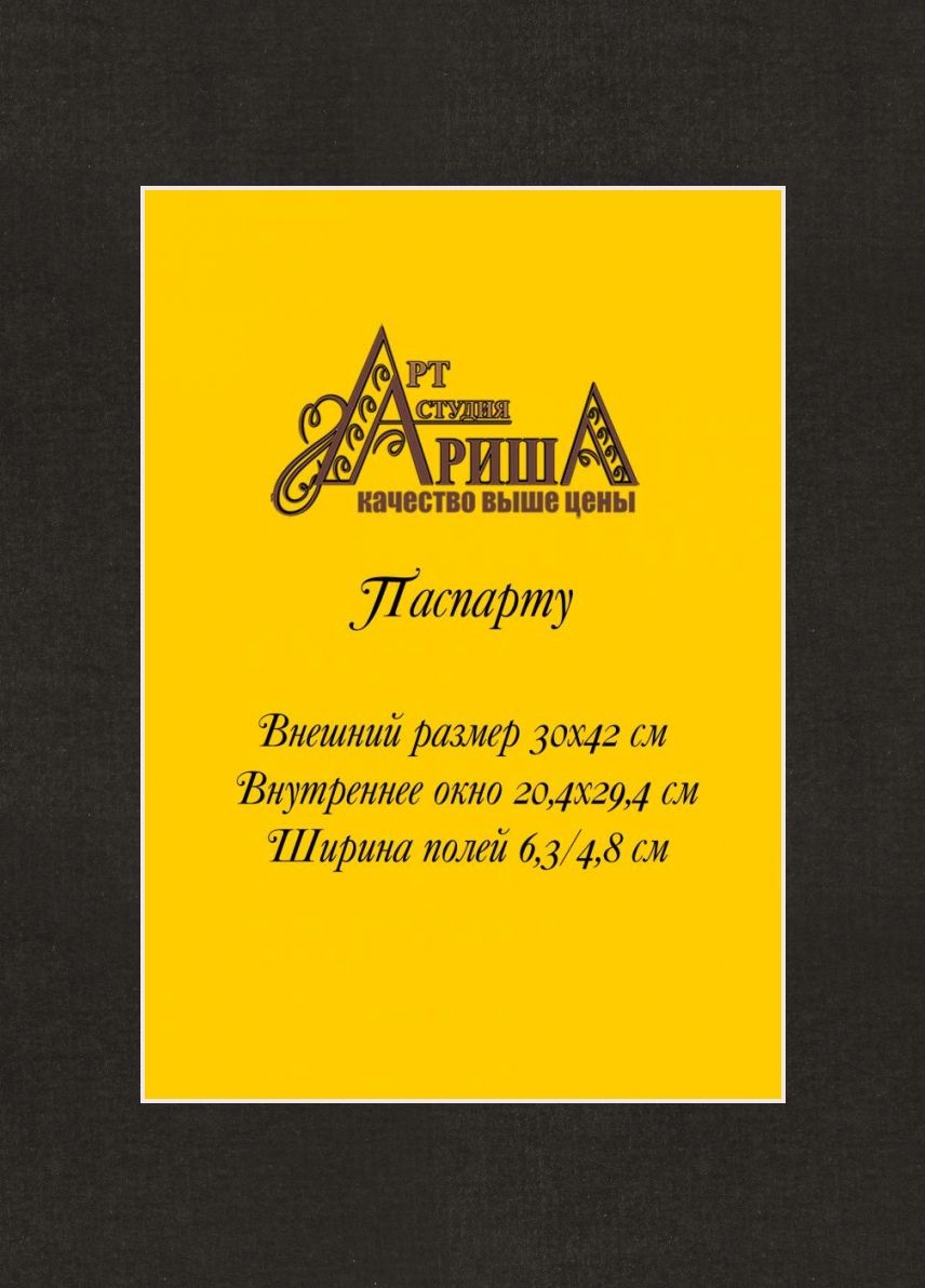 Паспарту 30x42 см