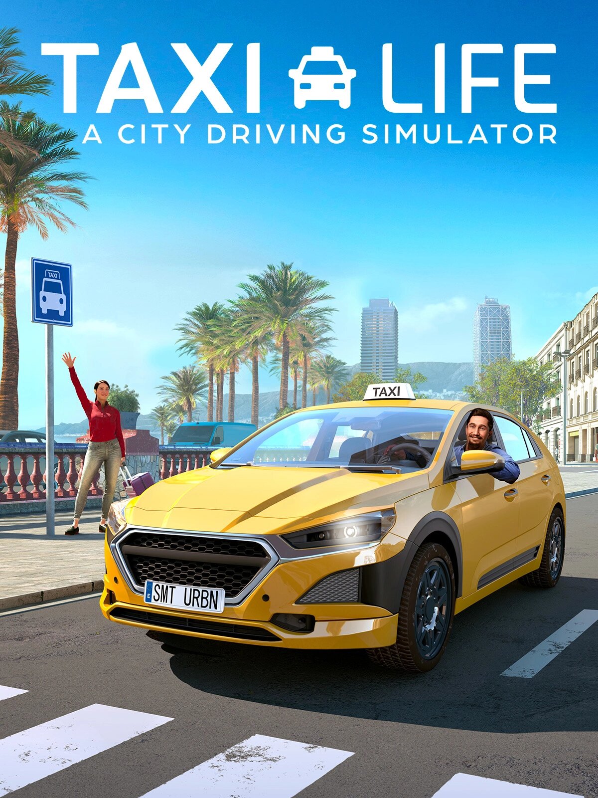 Игра Taxi Life: A City Driving Simulator, ключ активации Steam, PC, Nacon