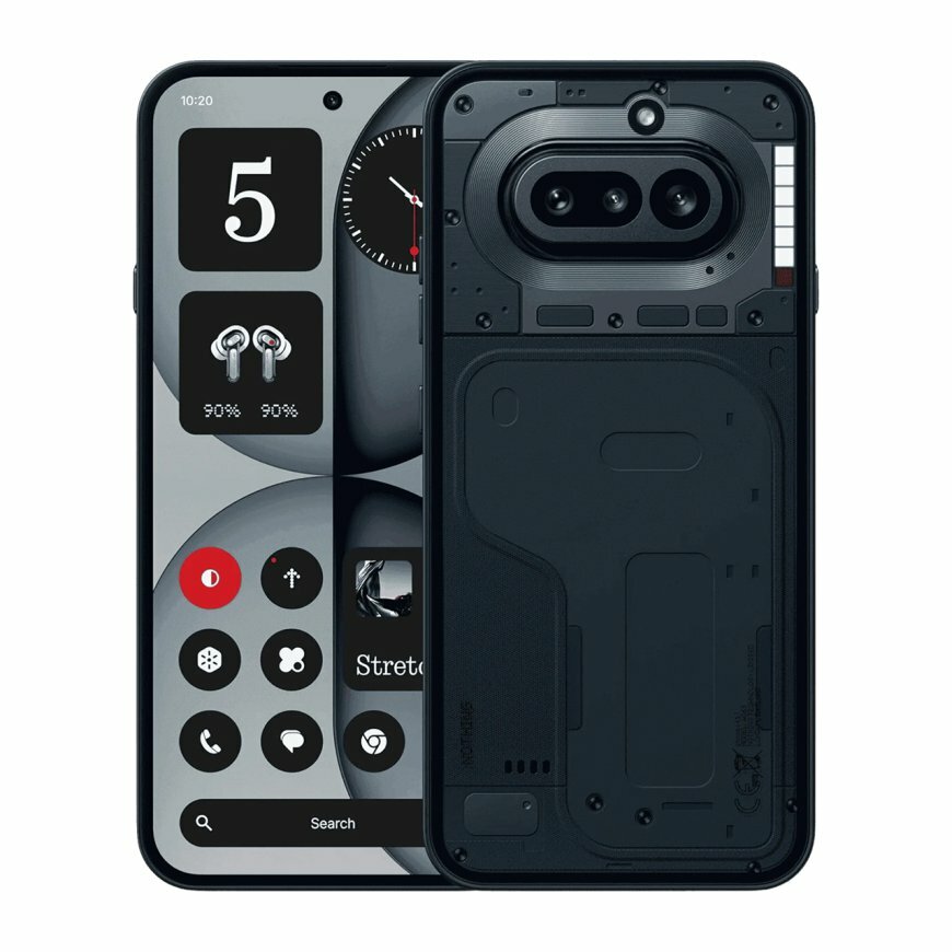 Смартфон Nothing Phone (4a) Dual nano Sim, 8/256 ГБ, черный