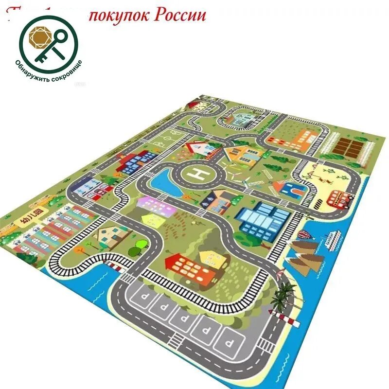 Ковер дорожка светло-зеленый