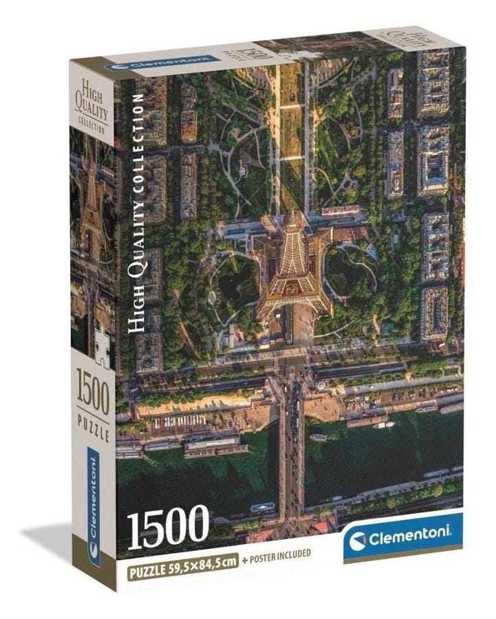 Пазл Clementoni High Quality Flying Over Paris, 1500 элементов