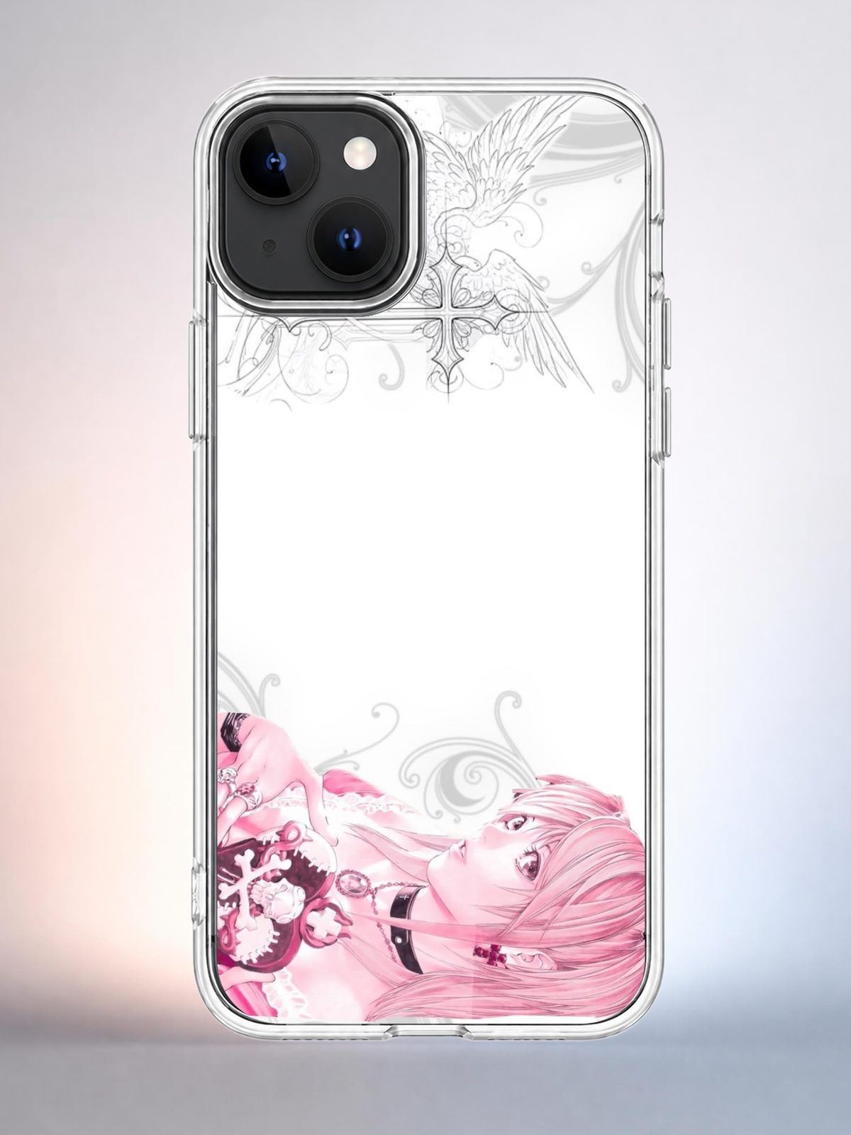 Чехол iphone 12 Аниме девушка Y2K Indie Sleaze