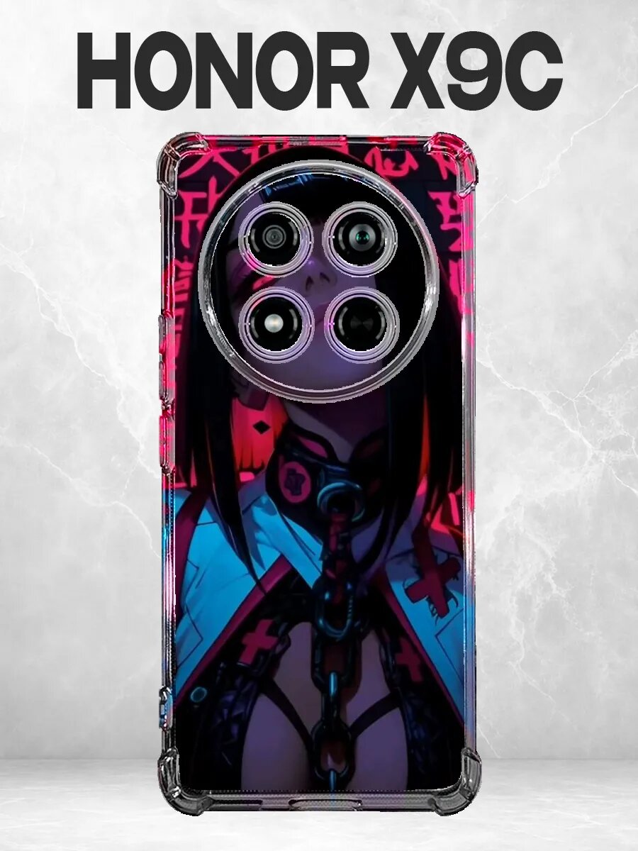 Чехол на Honor X9C с принтом Готическая аниме девушка