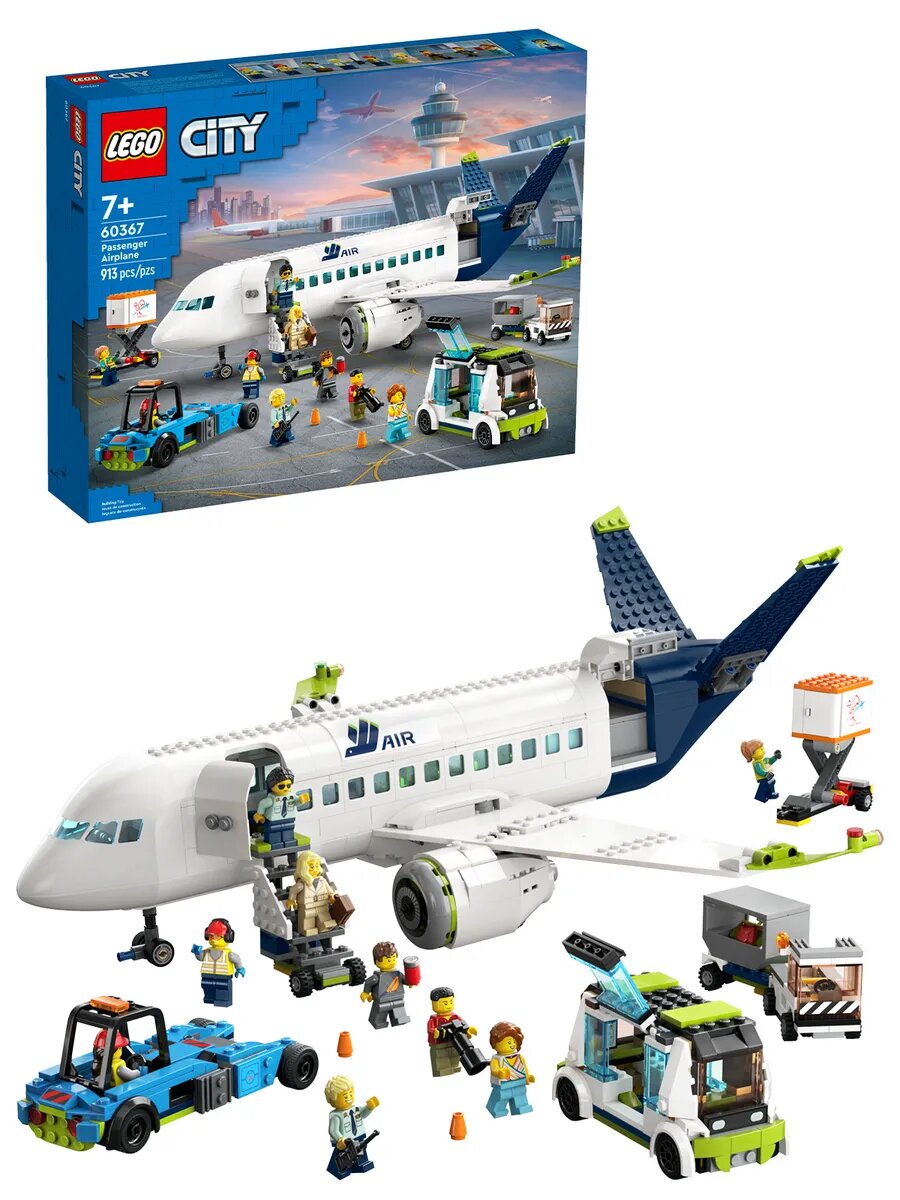 Конструктор LEGO City 60367 Пассажирский самолет