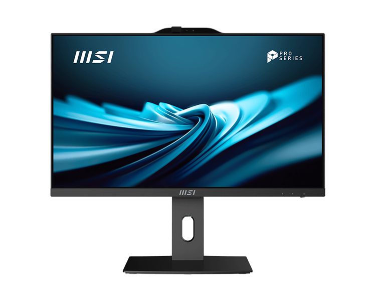 MSI Pro AP242P 14M AIO 23.8" FHD(1920x1080)IPS AG Non-touch, Сore i5-14400 (2.5GHz), 8Gb DDR5(1x8Gb), 512Gb SSD m.2, Intel UHD, WiFi+BT, Camera, Wireless keyboard&Mouse, NoOS, 1y war-ty, Black