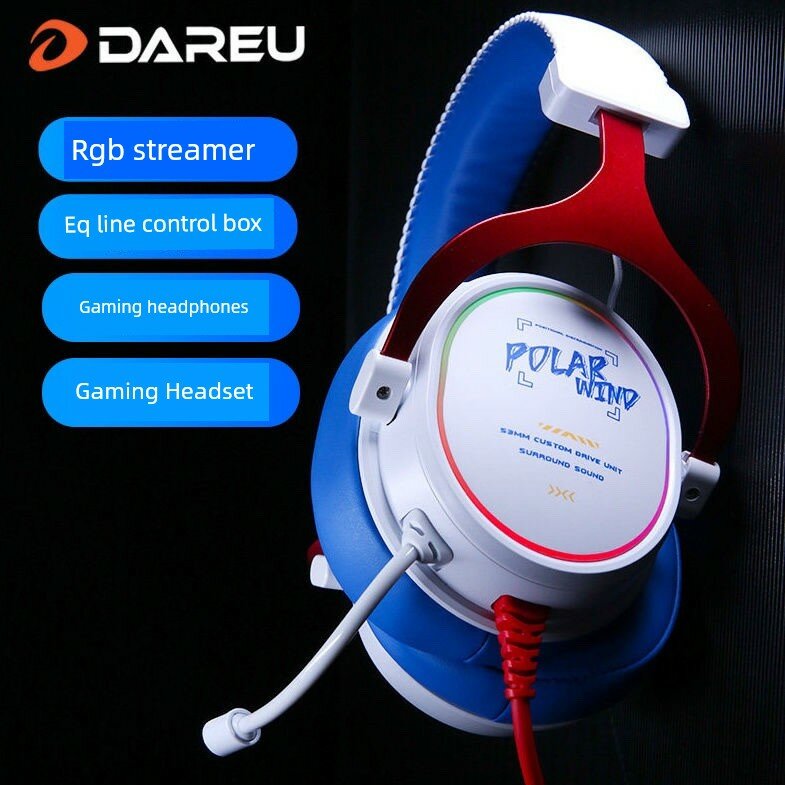 Игровая гарнитура DAREU EH925 Wind Edition с 7.1 USB - Сине-Белый