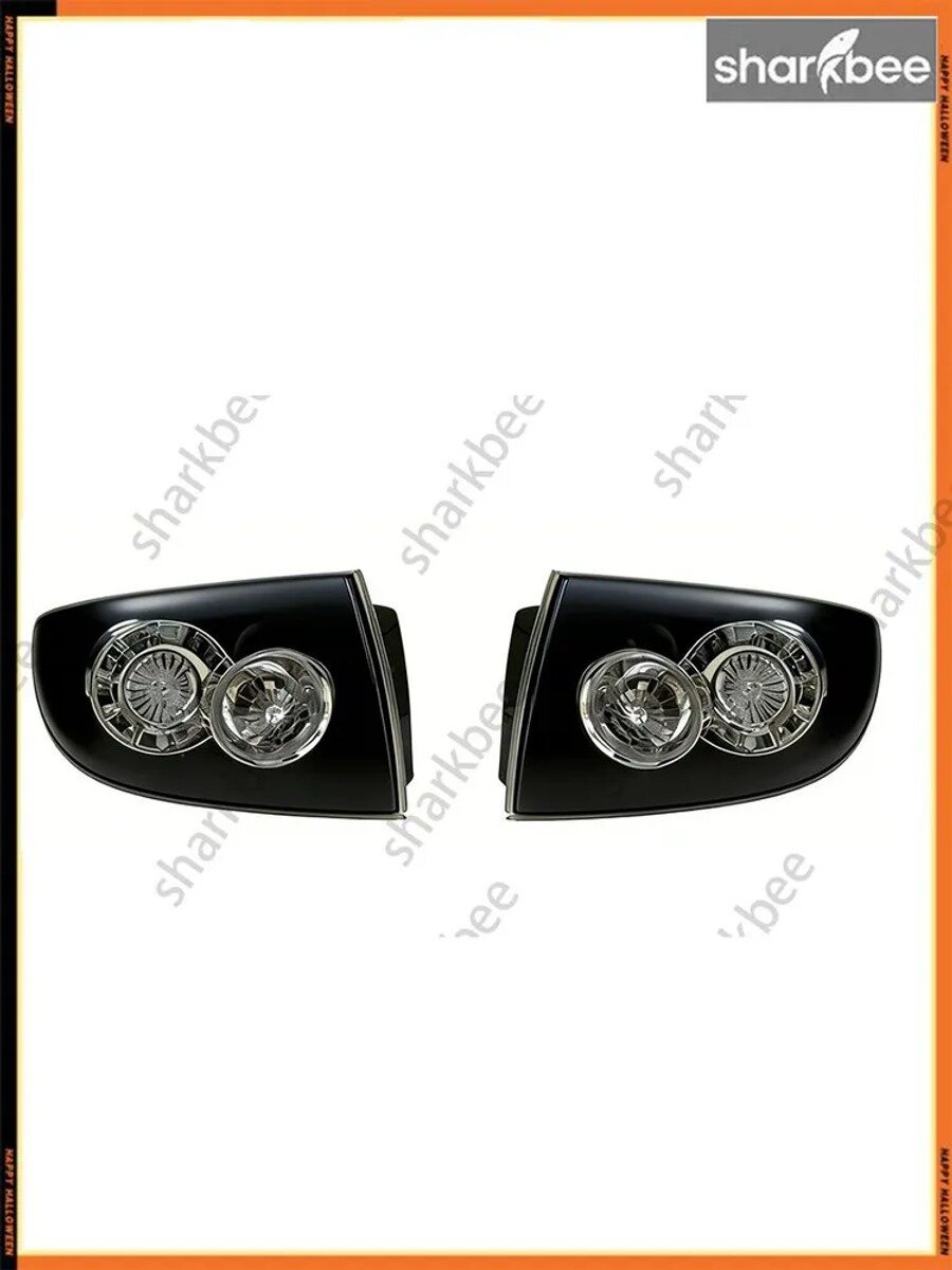 Автомобильные фары Mazda 3 BK LED, комплект 2 шт. черные, ABS пластик, 4 лампы