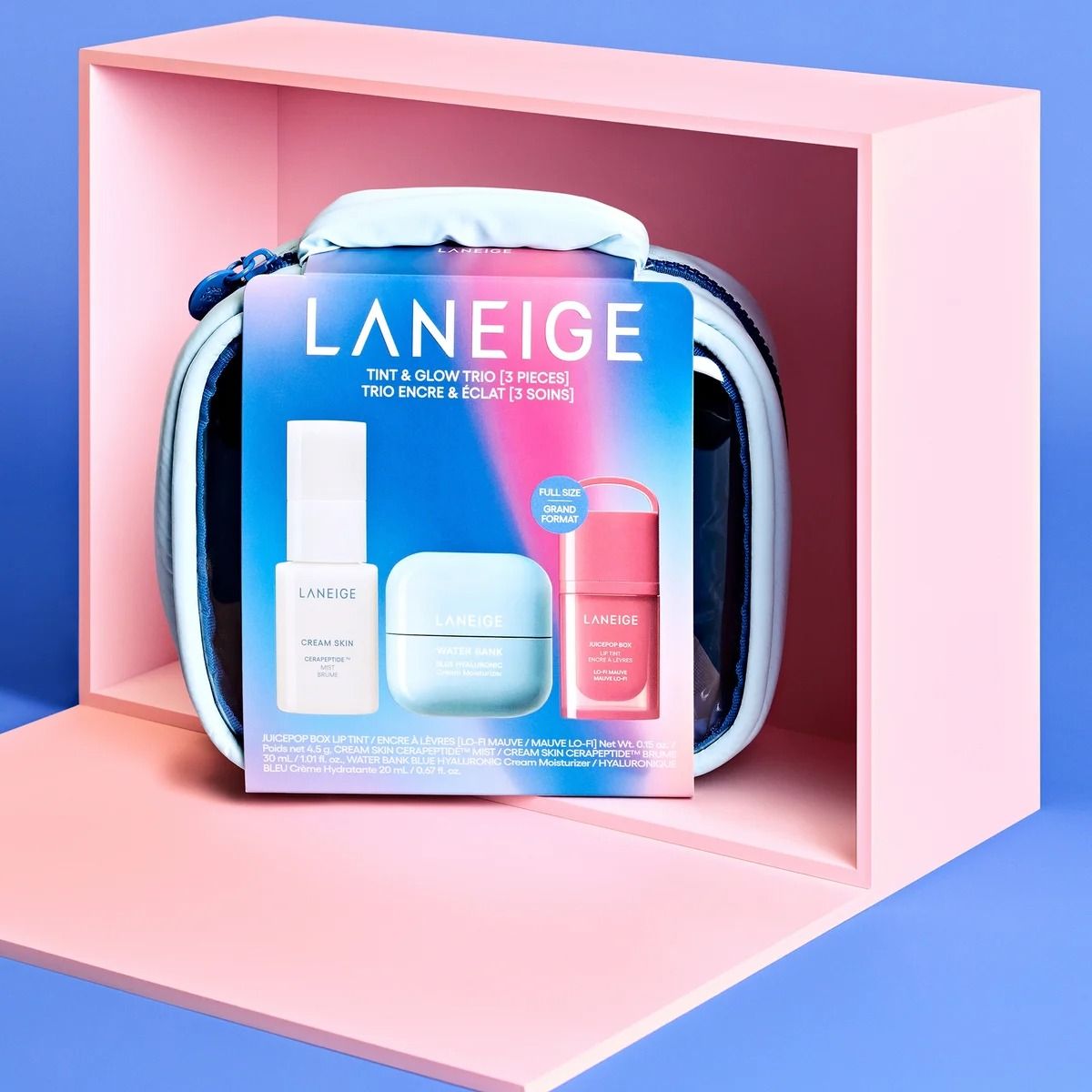 Laneige Набор уходовой косметики Tint & Glow Trio