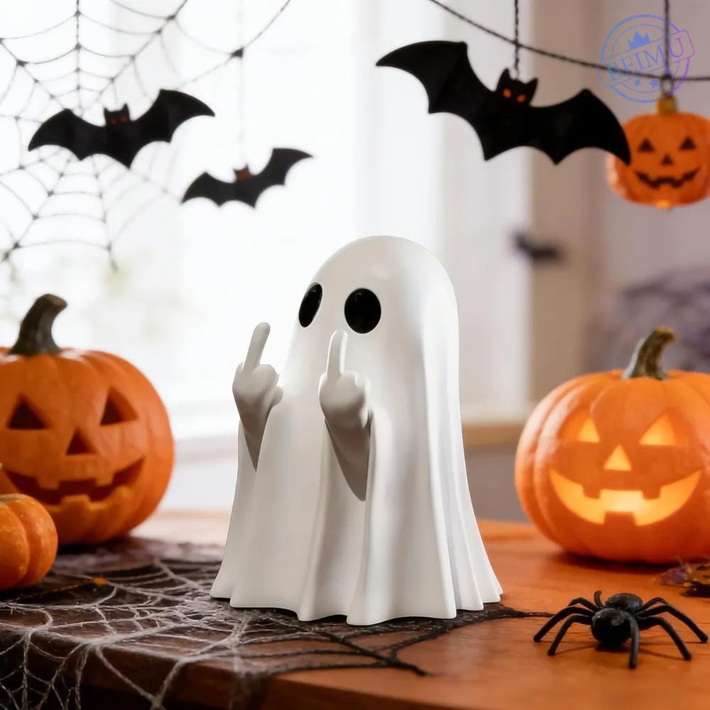 Украшение с привидениями, Хэллоуин, 5х8 см, 1 шт.