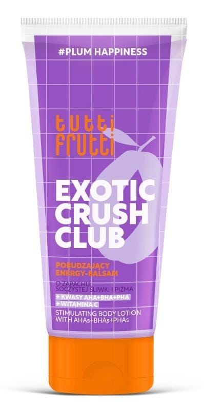 Бальзам для тела Tutti Frutti Exotic Crush Club, сочная слива и мускус, 200 мл