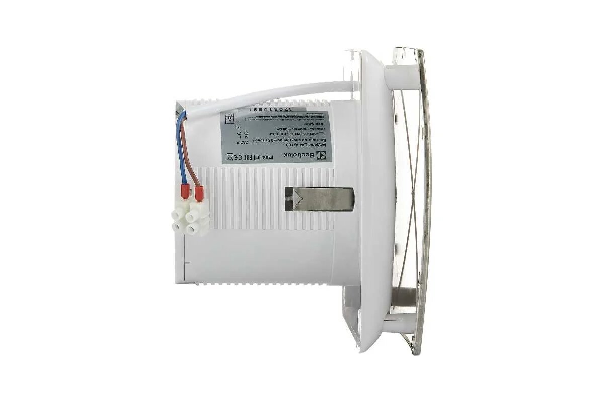 Вытяжной вентилятор Electrolux Argentum EAFA-100, японские подшипники, 100 м³/ч, до 6 м², нержавеющая сталь, — фото 1