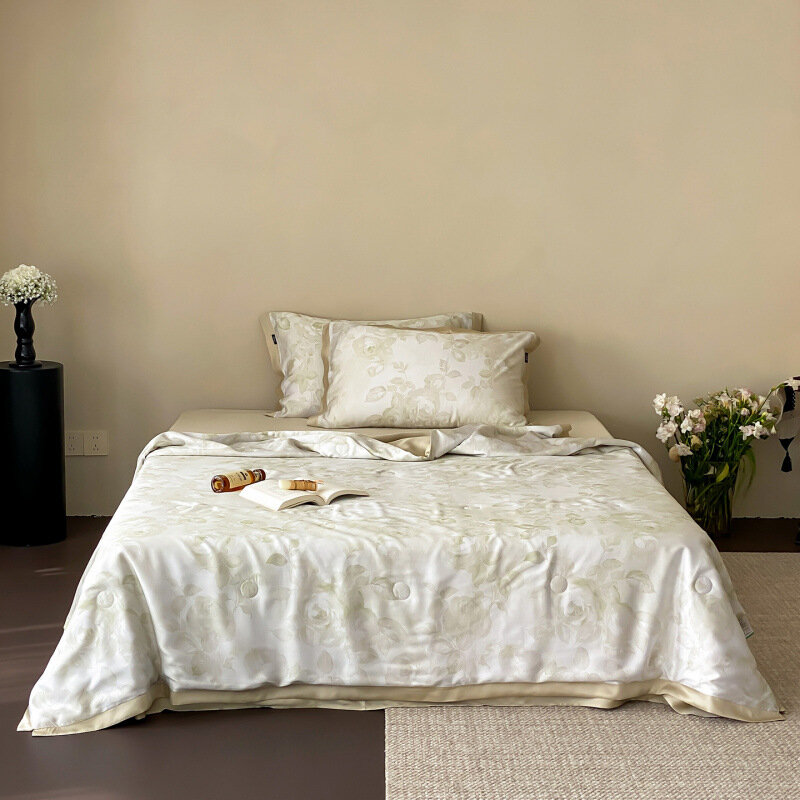 Летнее одеяло Dreamluse Summer Matcha Ice 60S из охлаждающего лиоцелла 150x200см, можно стирать
