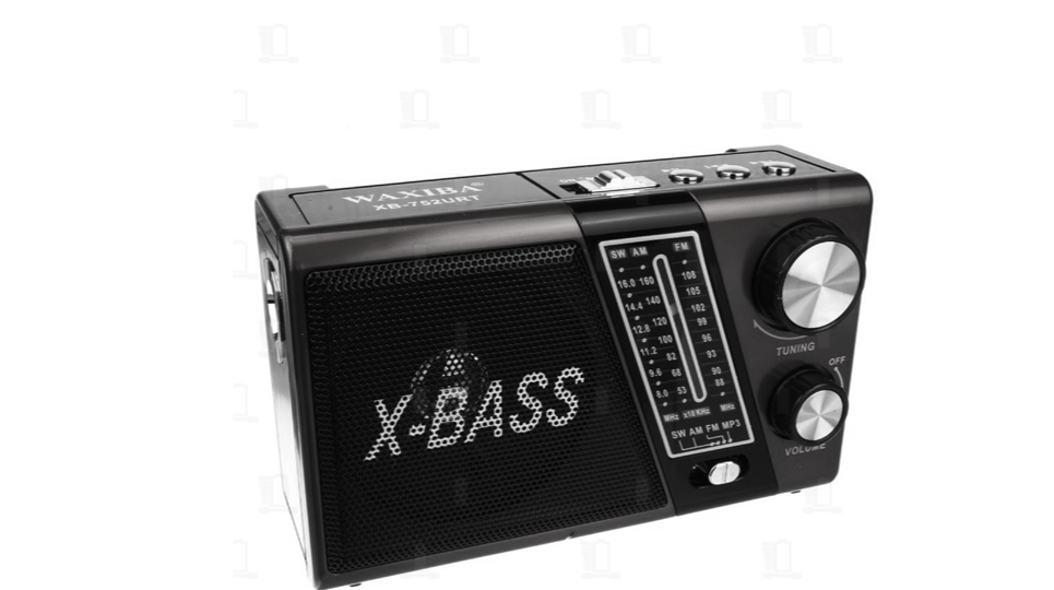 Радиоприемник Waxiba XB-752URT (FM/USB/TF) фонарик (черный)
