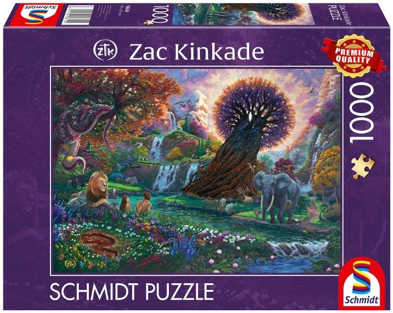 Пазл Schmidt Spiele Zac Kinkade Эдемский сад, 1000 элементов, разноцветный