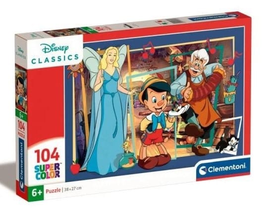 Пазл Clementoni Super Пиноккио, 104 элемента, 38x27 см