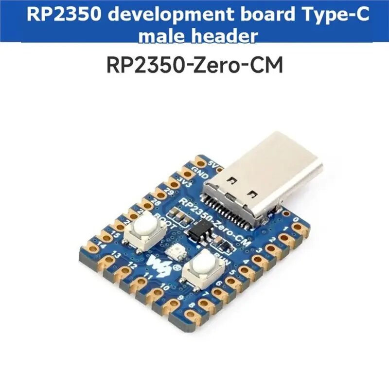 Waveshare RP2350-Zero-Cm мини плата