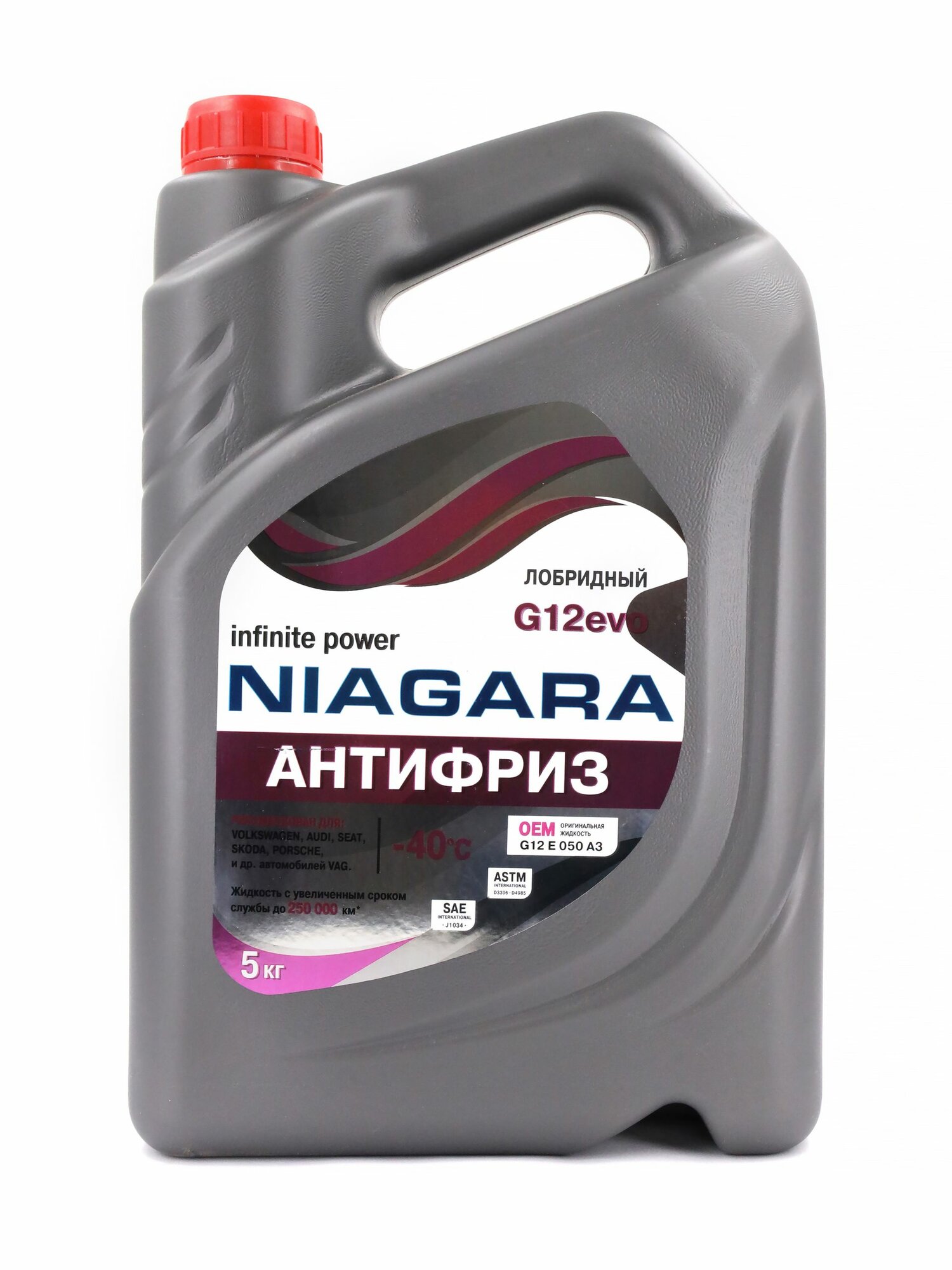 Антифриз (жидкость охлаждающая) NIAGARA G12 EVO-40 5 кг