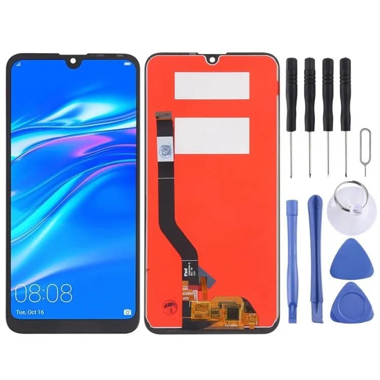 ЖК-экран OEM для Huawei Y7 Prime (2019) с полной сборкой дигитайзера (черный)
