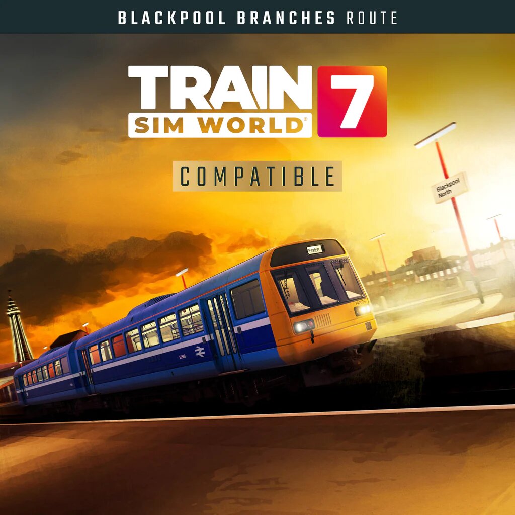 Дополнение Train Sim World 7: Blackpool Branches: Preston - Blackpool & Ormskirk Route Add-On, цифровое издание PlayStation 5, регион Индия / код пополнения баланса
