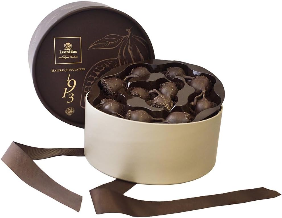 Leonidas Подарочный набор конфет Dark Chocolate Cerisettes Dora Gift Box 22шт