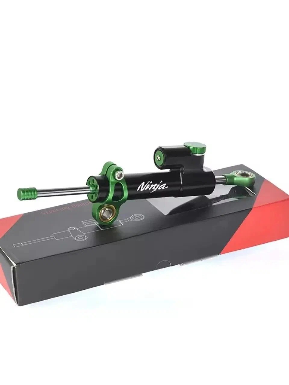 Демпфер рулевого управления для мотоциклов NINJA 400 650 300 250, черный, зеленый
