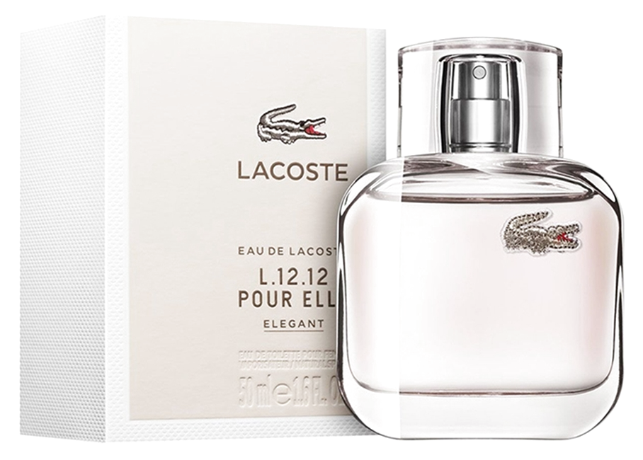 Туалетная вода Lacoste Eau De Lacoste L 12 12 Pour Elle Elegant женская 50 мл - Лакост Эль Элегант