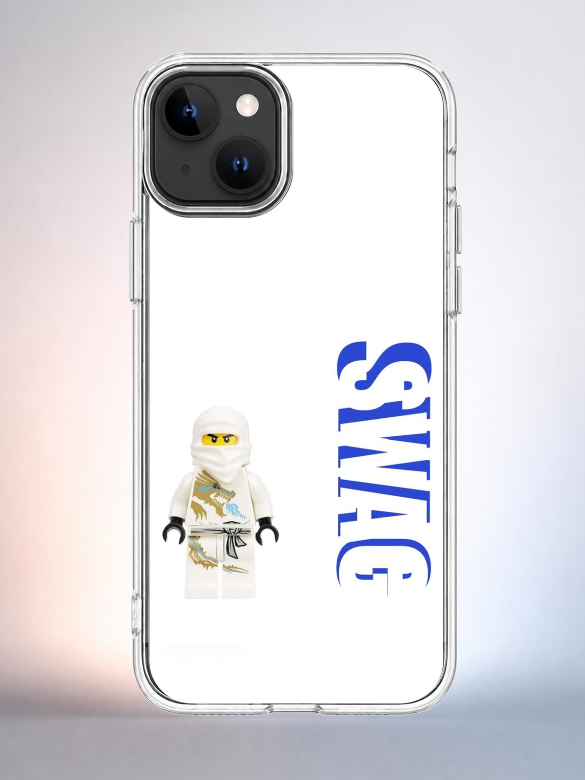 Чехол iphone 12 Ниндзяго белый Y2K Indie Sleaze