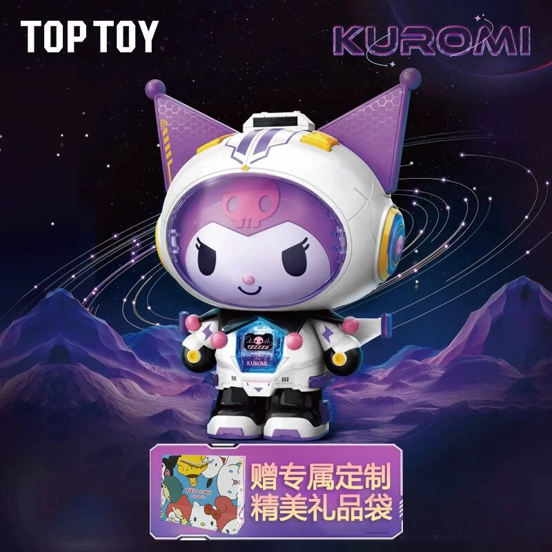 TOPTOY Kuromi Kosmicheskiy Perekhod 2.0 Komplekt Stroevykh Blokov s Energeticheskim Lampom i Mini-Kukolom, Vklyuchaya