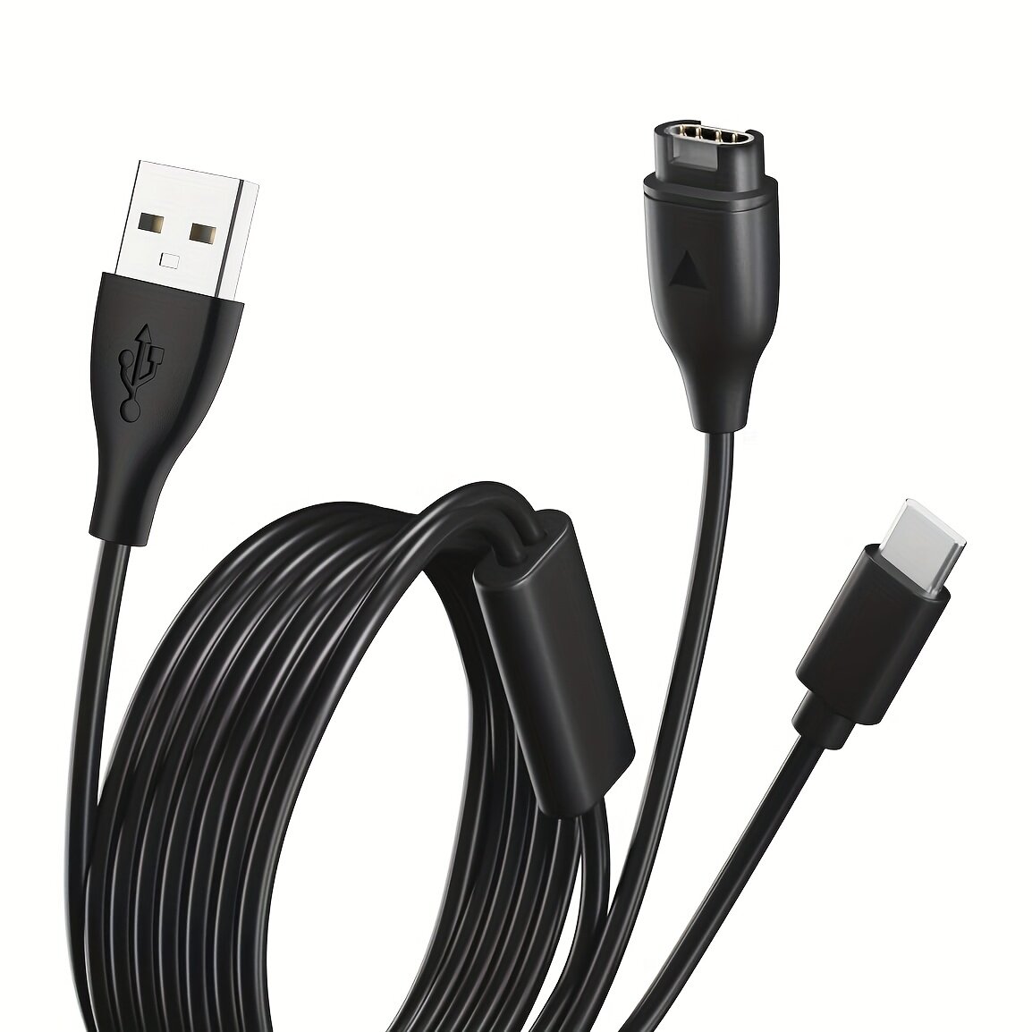 Сменный кабель для зарядки смарт-часов и устройств с портом USB-C, комплект из 2 штук