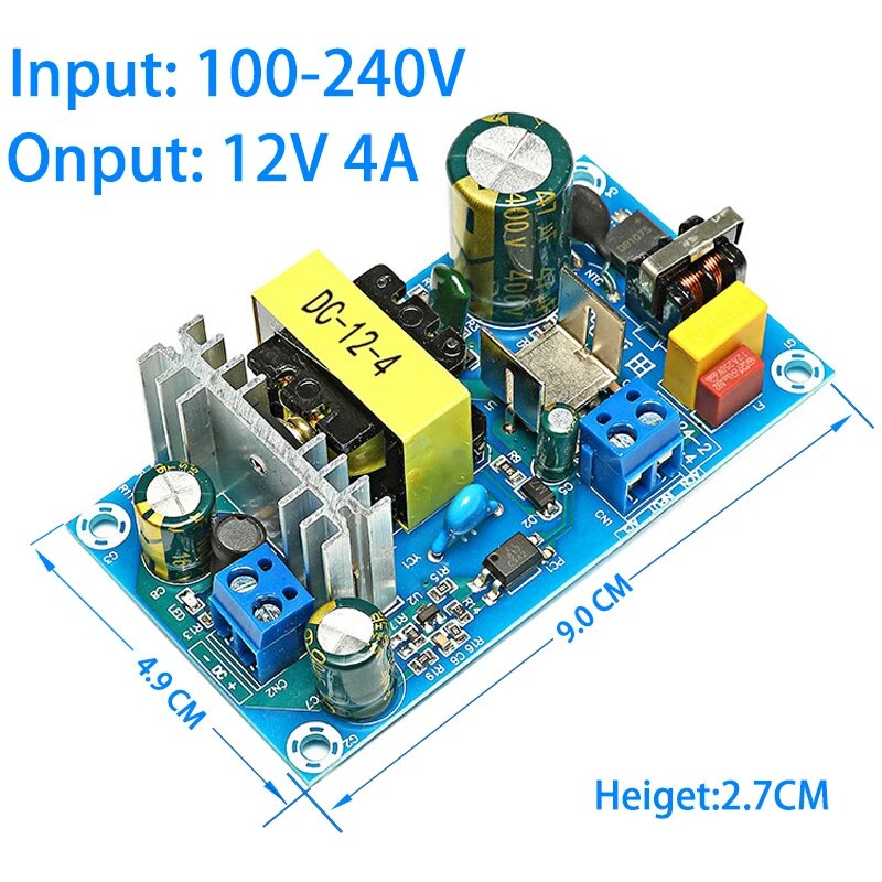 Импульсный модуль питания MZMW 12В 17А 12V 4A
