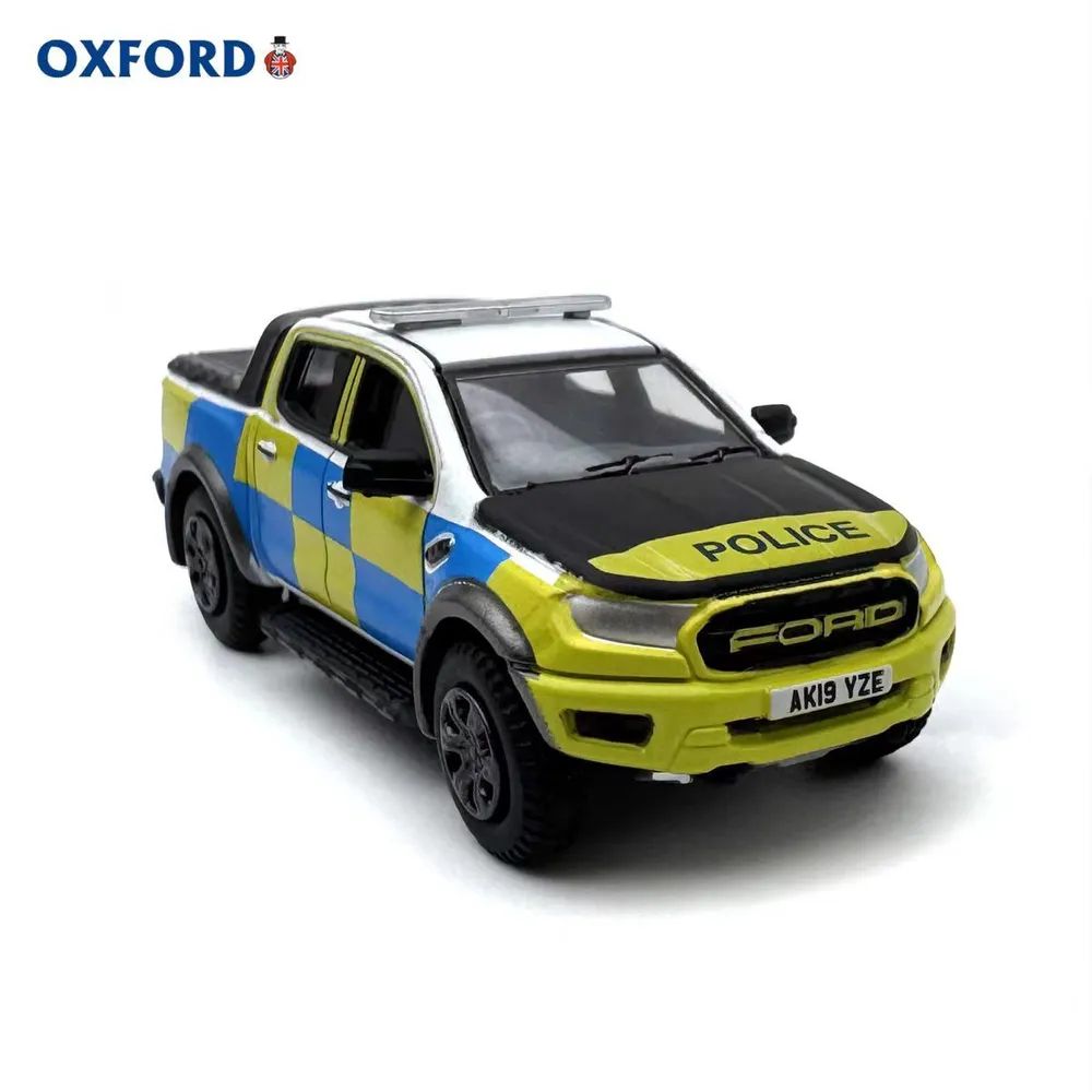 Модель полицейской машины Ford Ranger Raptor, литой металл 1:76, коллекционная