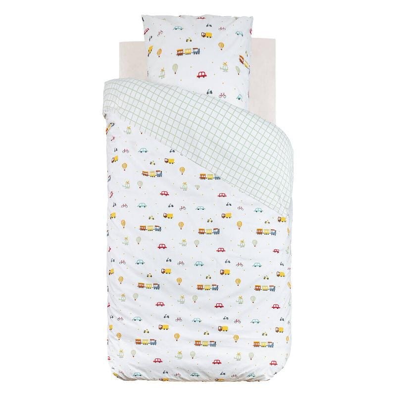 Комплект постельного белья ATMOSPHERA for kids car, 2-предметный, двусторонний, хлопковый, 140x200 см