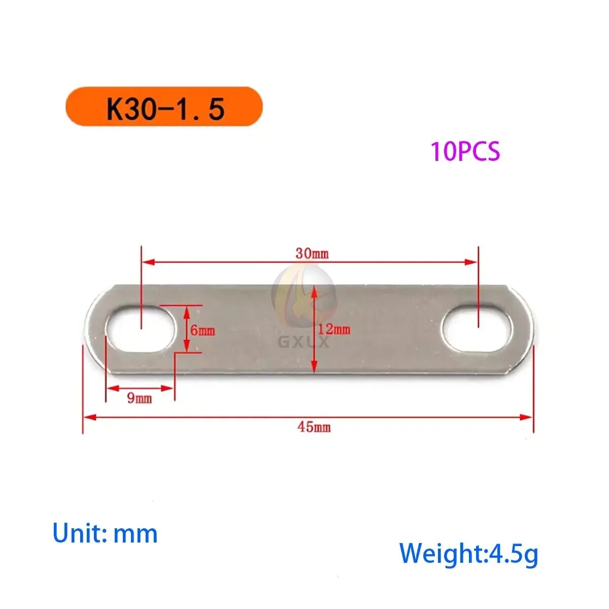 Клеммы соединительные из нержавеющей стали 10PCS K30-1.5
