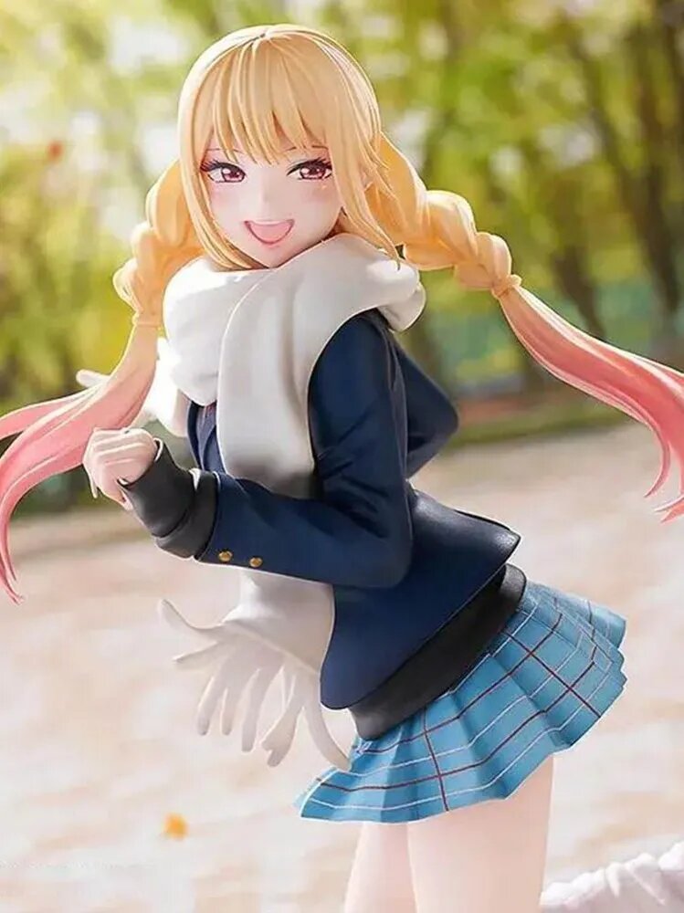 Фигурка из аниме My Dress-Up Darling/Kitagawa Marin, настольная декорация, коллекционная статуэтка, креативный подарок (19cm)