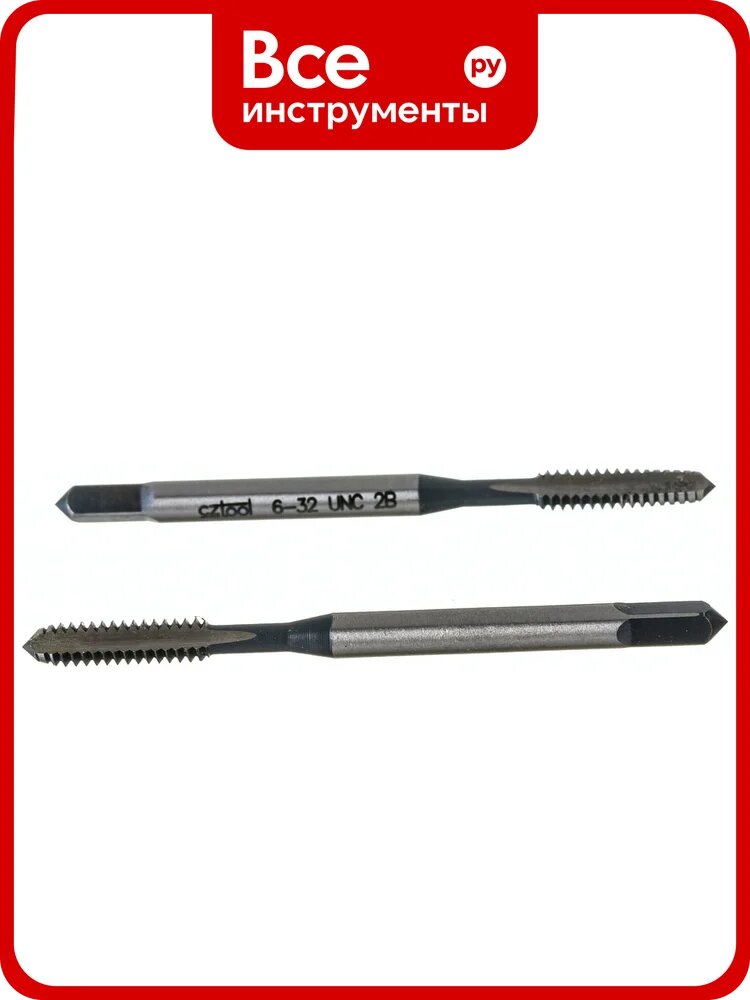 Набор метчиков из 2-х шт Bucovice Tools UNC №6 -32 115CrV3 115006-2