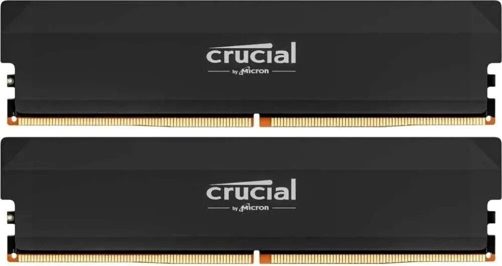 Оперативная память Crucial Рrо Series 32Гб (2x16GB) DDR5-6000 DIMM, CL-36-38-38-80, Чёрный (CP2K16G60C36U5B)