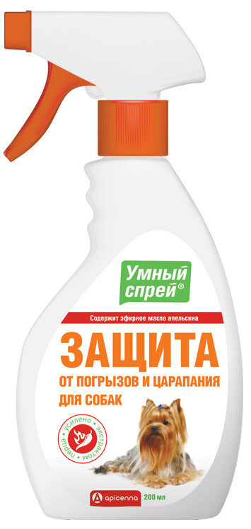 Умный спрей Apicenna (Апи-Сан) для собак, защита от погрызов, 200 мл