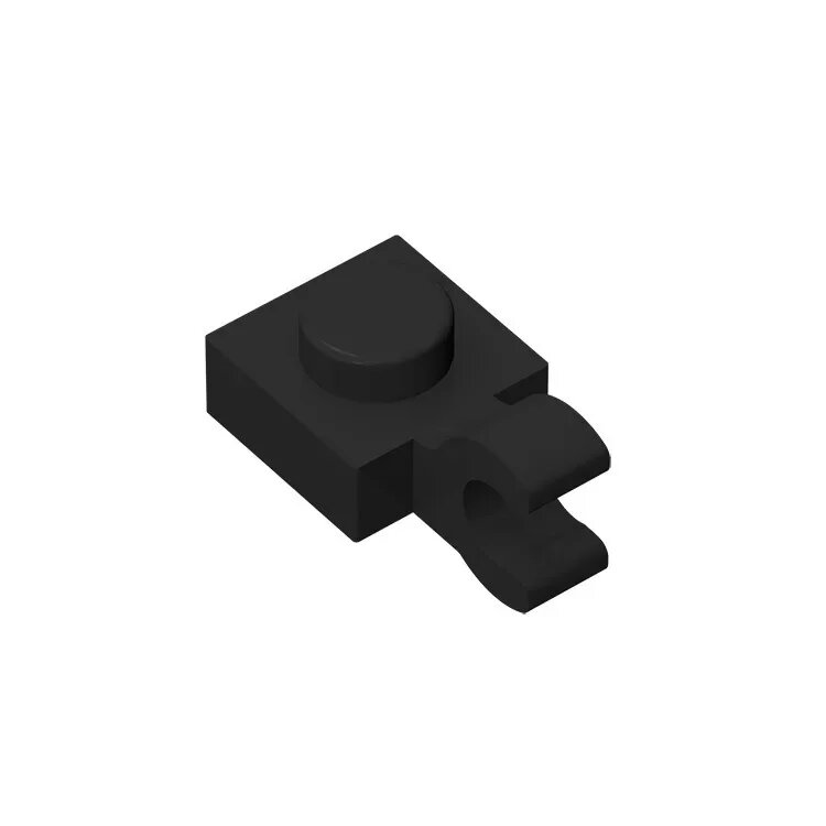 Gobricks GDS-813 Пластина Специальные кирпичи 1x1 Детали с горизонтальным зажимом Совместимость с моделью MOC 6019 Строительные блоки Толстый U-образный зажим