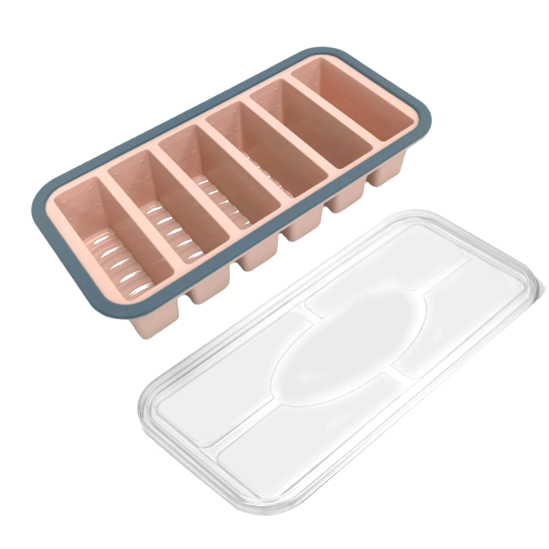 Силиконовый прямоугольный ланч-бокс, контейнер для еды BPA Free, безопасный для микроволновки, бенто-бокс,