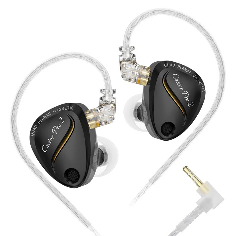 KZ Castor PRO 2 проводные HiFi наушники Improved Bass 3.5MM