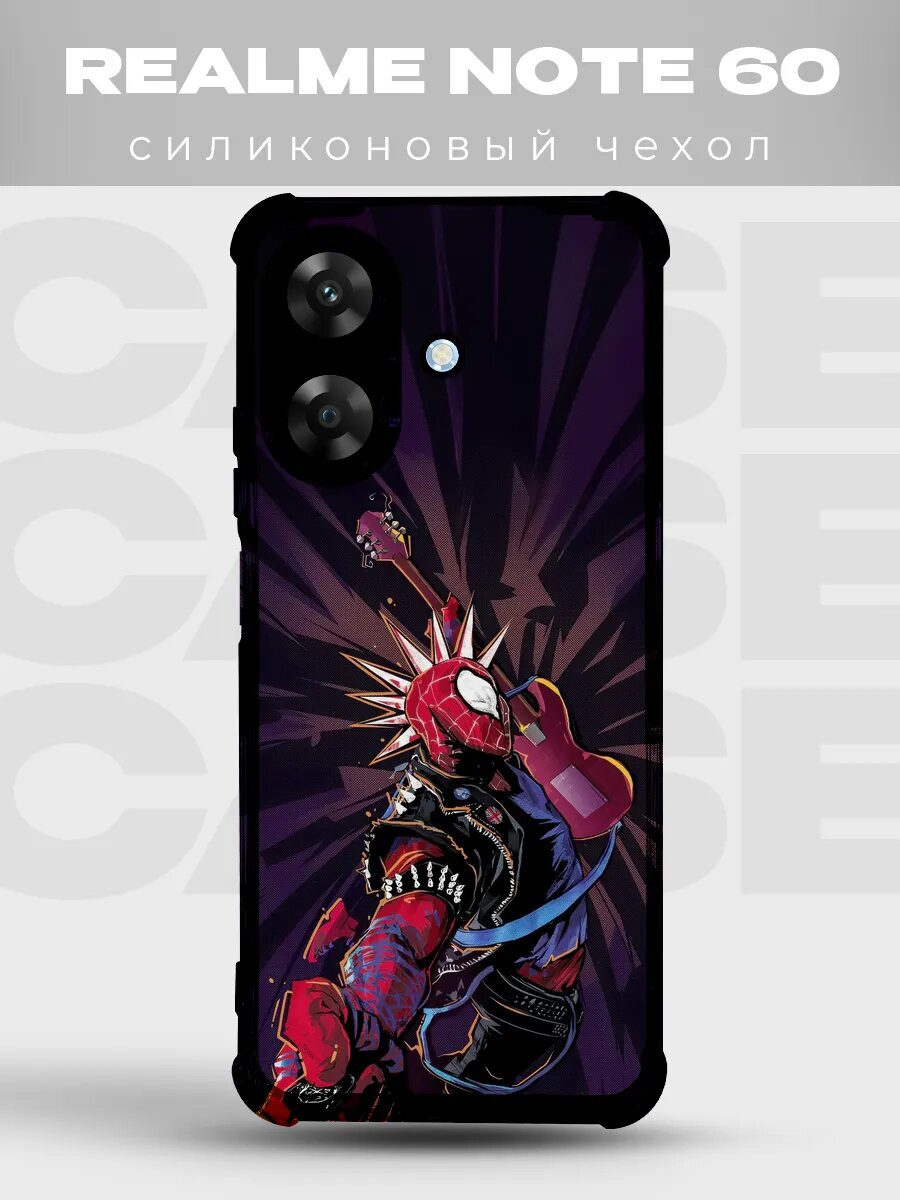 Чехол на Realme Note 60/60X Человек-паук spider man человек
