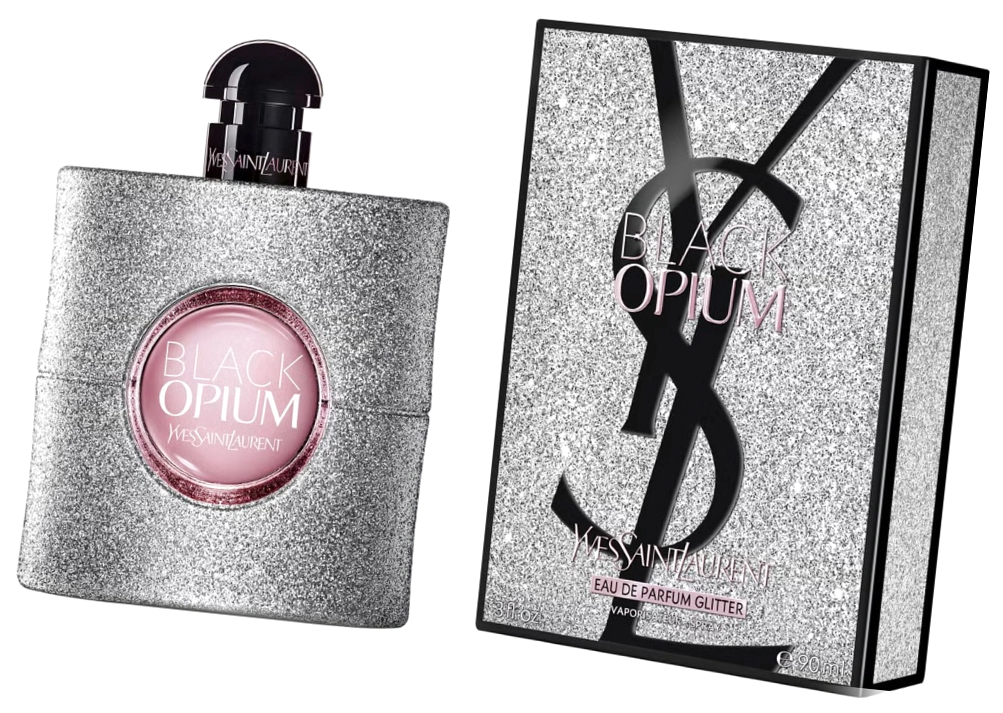 Парфюм для женщин Yves Saint Laurent Black Opium Glitter 90 мл - Блэк Опиум Глиттер