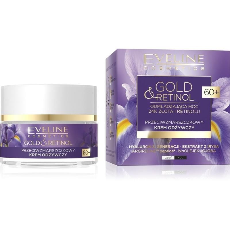 Крем для ухода за кожей Eveline Cosmetics Gold & Retinol 60+, 50 мл
