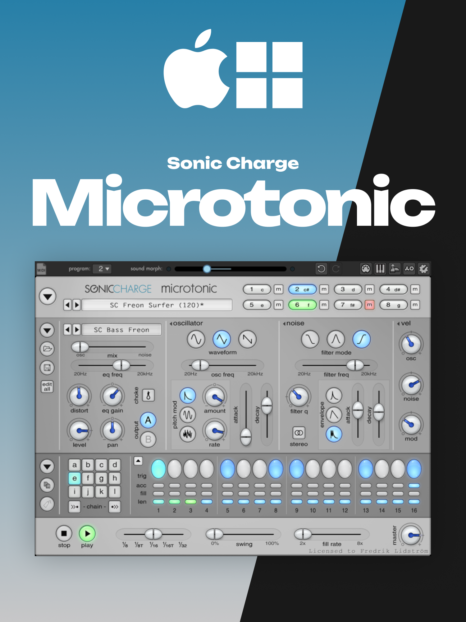Sonic Charge Microtonic (Бессрочная лицензионная активация) для Windows & macOS