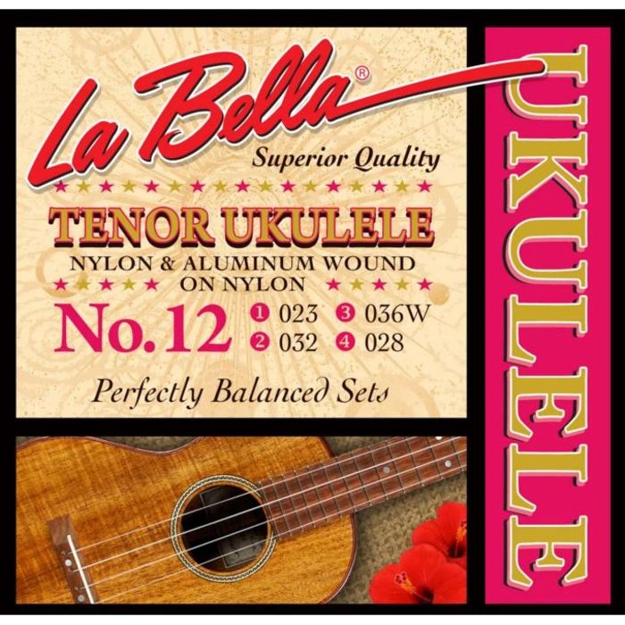 La Bella 12-Tenor Комплект струн для укулеле